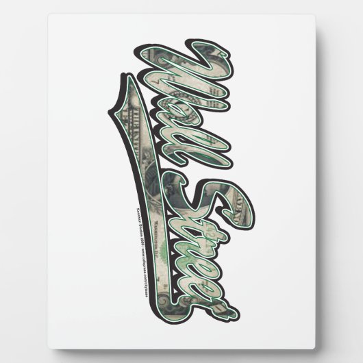 ウォール街 – 1000ドル札 フォトプラーク (正面)