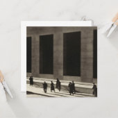 ウォール街(by Paul Strand, 1915) カード (正面/裏面インサイチュ)