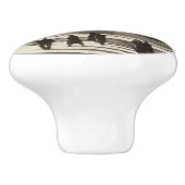 ウォール街(by Paul Strand, 1915) セラミックノブ (側面)