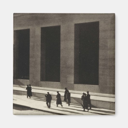 ウォール街(by Paul Strand, 1915) マグネット (正面)