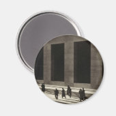 ウォール街(by Paul Strand, 1915) マグネット (正面/裏面)