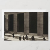 ウォール街(by Paul Strand, 1915) 便箋 (正面/裏面)