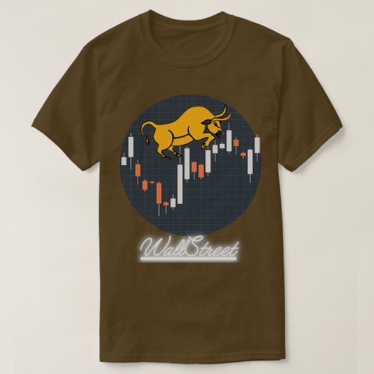 ウォール・ストリート・ベットブル Tシャツ (デザイン正面)