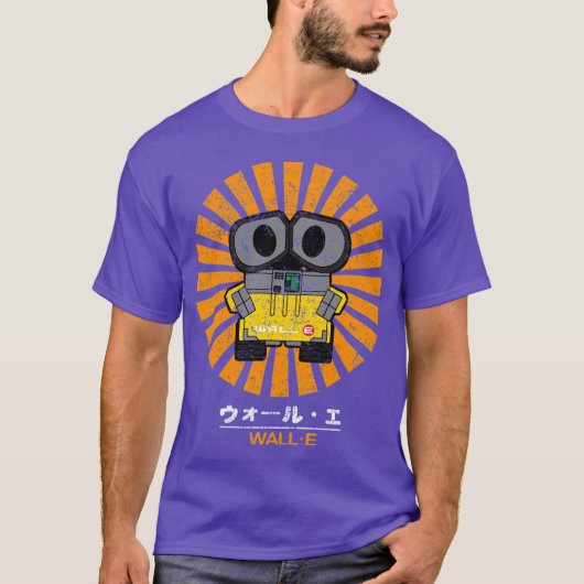 ウォールE レトロ 日本の家族 レトロ Tシャツ (正面)