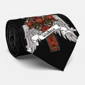 ウォーレスのタータンチェックの十字 ネクタイ (ロール)