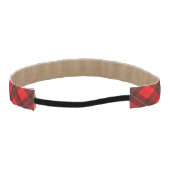 ウォーレスのタータンチェックの背景 アスレチックヘッドバンド (裏面)