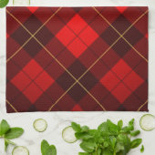 ウォーレスのタータンチェックの背景 キッチンタオル (折り畳み)