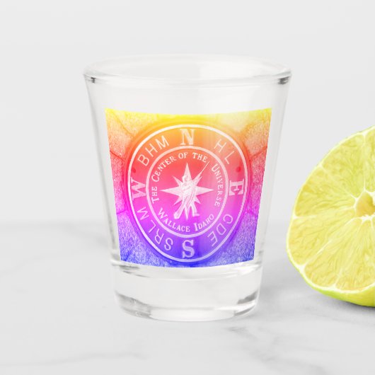 ウォーレスアイダホV2の宇宙の中心 ショットグラス (正面)