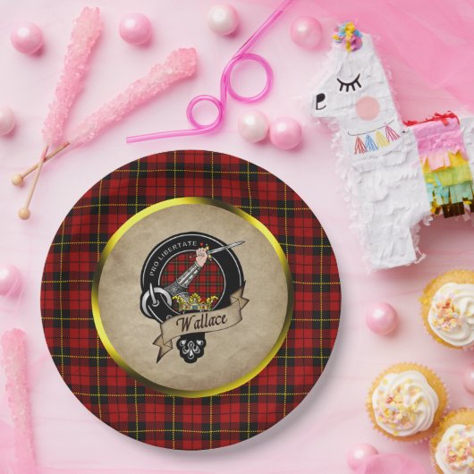 ウォーレス一族の家紋ペーパープレート ペーパープレート (パーティー)