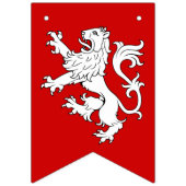 ウォーレス家紋の盾とタータン バンティングフラッグ (第1の旗)