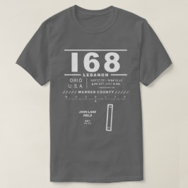 ウォーレンカウンティ空港ジョンレーンフィールドI68 Tシャツ