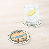 ウォーレンデュネス州パークミシガンヴィンテージ コースター (側面)