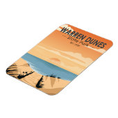 ウォーレンデュネス州パークミシガンヴィンテージ マグネット (左側)