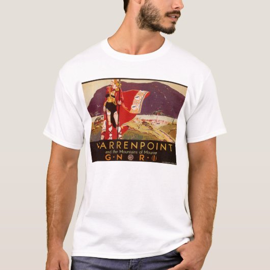 ウォーレンポイントとモウーンの山々 Tシャツ (正面)