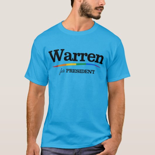ウォーレン大統領へ Tシャツ (正面)