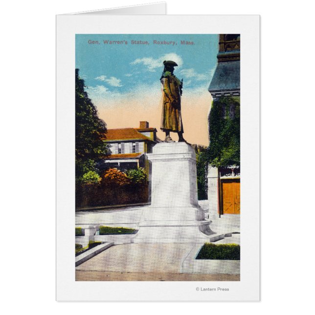 ウォーレン将軍の像の見解 (正面)