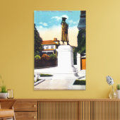 ウォーレン将軍の像の見解 キャンバスプリント (インサイチュ (リビング))