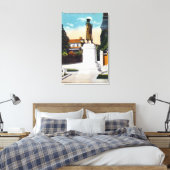 ウォーレン将軍の像の見解 キャンバスプリント (インサイチュ (寝室))