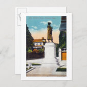 ウォーレン将軍の像の見解 ポストカード (正面/裏面)