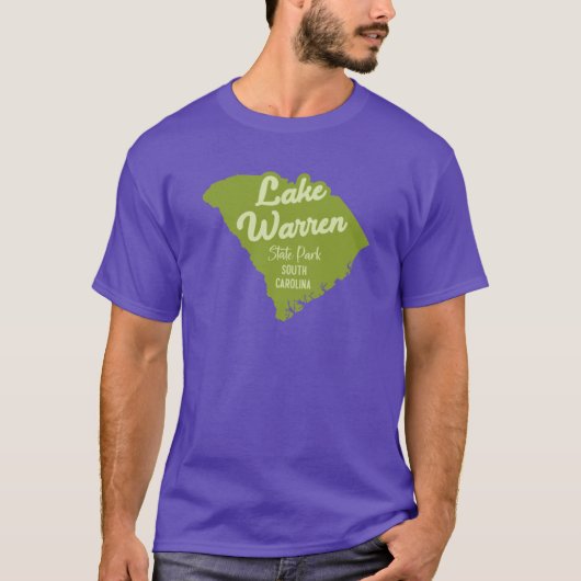 ウォーレン州立公園 サウスカロライナ州の少女 Tシャツ (正面)