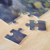 ウォーレン滝バーモント。クリスマスの挨拶 ジグソーパズル (側面)