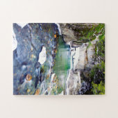 ウォーレン滝バーモント ジグソーパズル (横)
