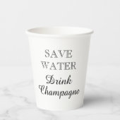 ウォー救トドリンクシャンパンおもしろいカスタム 紙コップ (正面)