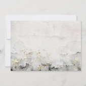 ウォー素朴タカラーツリーホリ企業のデーパーティー 招待状 (裏面)