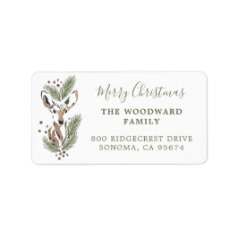 ウォー素朴ターカラーディアホリデイ差出人住所 ラベル