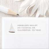 ウォー航海のターカラーシルボート差出人住所ラベル ラベル (インサイチュ)