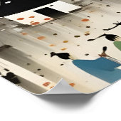 ウォー魅力的ターカラーハウスプリントコージーホームアート ポスター (角)