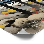 ウォー魅力的ターカラーハウスプリントコージーホームアート ポスター (角)