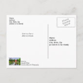 ウォー・イーグル・クリークの滝を越えて早く回復して ポストカード (裏面)