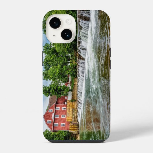 ウォー・イーグル・ミルと滝 iPhoneケース (裏面)