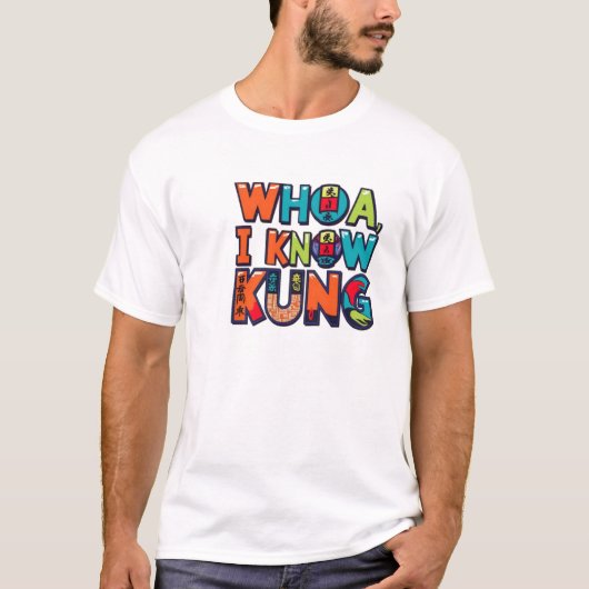 ウォー!カンフーができるよ Tシャツ (正面)