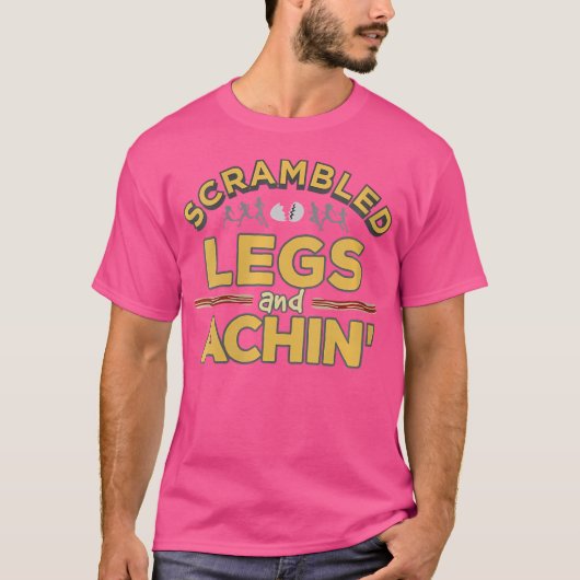 ウォー・ファン・ランニング・トップ 混乱した足と痛み Tシャツ (正面)