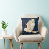 ウオウクロウ星空の夜ウッドランドクリスマス クッション (椅子)