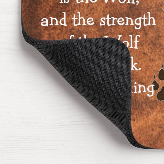 ウオカトラックファミリー引用文バイキプリング マウスパッド (コーナー)