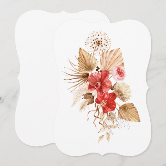 ウオマヤシ離れ蘭 招待状 (正面/裏面)