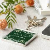 ウオータカラーアイビーシダSageファミリーキャビングリーン キーホルダー (側面)