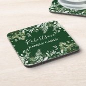 ウオータカラーアイビーシダSageファミリーキャビングリーン コースター (左側)