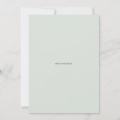 ウオータカラーウッドランド卒業パーティー招待状 招待状 (裏面)