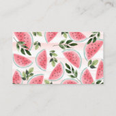 ウオータカラースイカおむつラッフルチケット エンクロージャーカード (裏面)