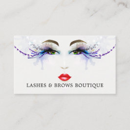 ウオータカラーファンシーまつげ顔プロフェッショナル 名刺