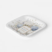 ウオータカラーボタニケ王室のアジサイブライダルショウ ペーパープレート (傾斜あり)