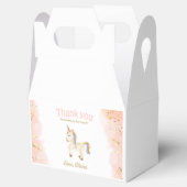 ウオータカラーユニコーンパステルグリッター誕生日ゲーブル フェイバーボックス (オープン)