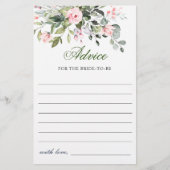 ウオータカラーユーカリプスグリーンアドバイスカード (正面)