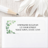 ウオータカラーユーカリ差出人住所 ラベル (インサイチュ)