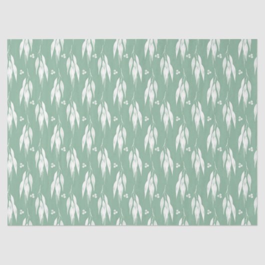 ウオータカラーユーカリ系デザイン3 薄葉紙 (正面)