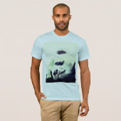 ウオータカラーワイルドパンダ絵画ズ Tシャツ (正面フル)